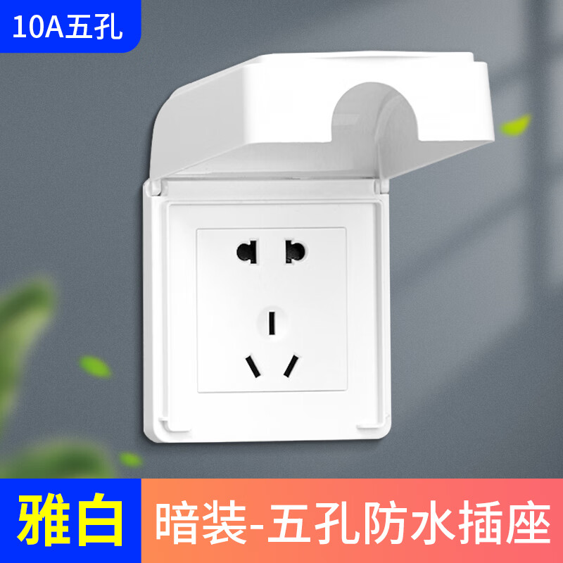 亮广防水盒：罗格朗新款明装插座加三插头可兼容暗装插座更是-原创在线观看(图1)